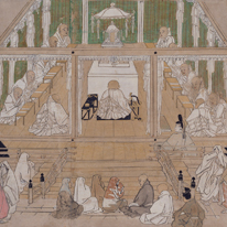 Hōnen Shōnin eden  (Illustrataed Biography of Priest Hōnen), vol. 9, National Treasure, Chion-in Temple