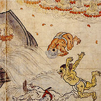 Battle of the Buddhas and Demons (Important cultural property, Jyūnen-ji Temple)