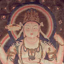 Peacock King (Skt., Mahamayuri), Chisyaku-in Temple, Important Cultural Property