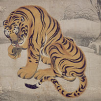 Tiger. Attributed to Li Gonglin. Shōden-ji Temple, Kyoto