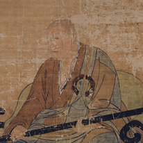Portrait of Priest Enni, Inscription by Enni, (Important Cultural Property, Manju-ji Temple)