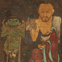 国宝　十六羅漢像　8幅のうち　清凉寺