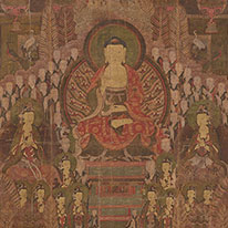 重文　浄土曼荼羅図（当麻曼荼羅図）　京都・知恩寺