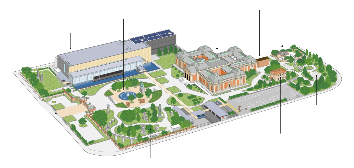 Map of the Kyoto National Museum