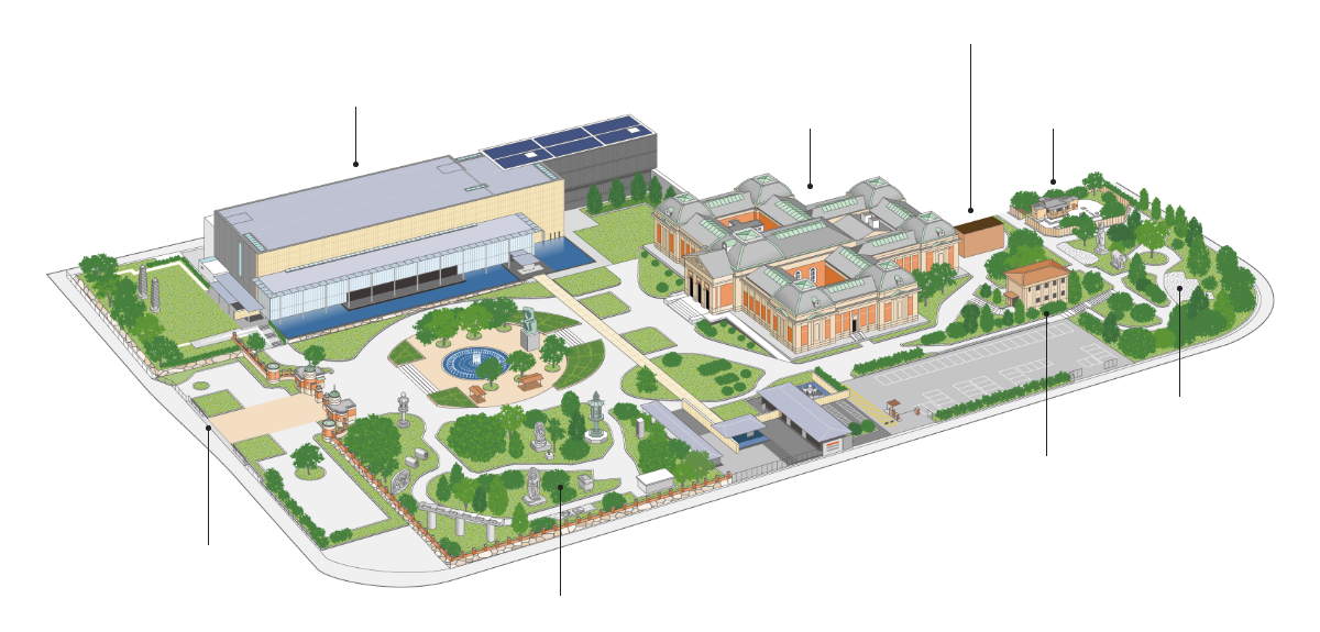 Map of the Kyoto National Museum