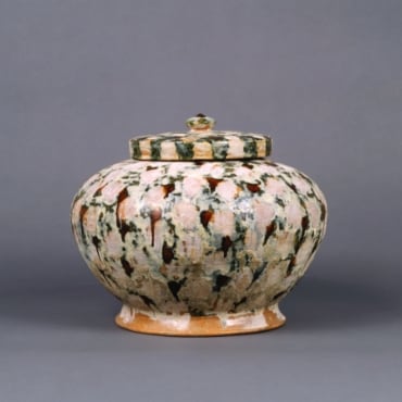A Three-Colored Cinerary Urn