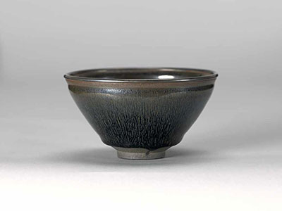 Tenmoku Type Teabowl (Kensan). China, Southern Song dynasty. Kyoto National Museum