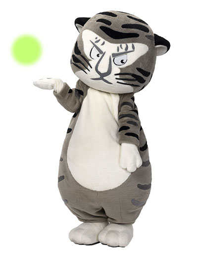 案内するトラりん