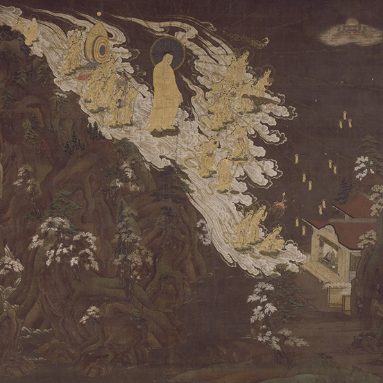 Raigo of Amida (Amitabha) and Twenty-five Attendants