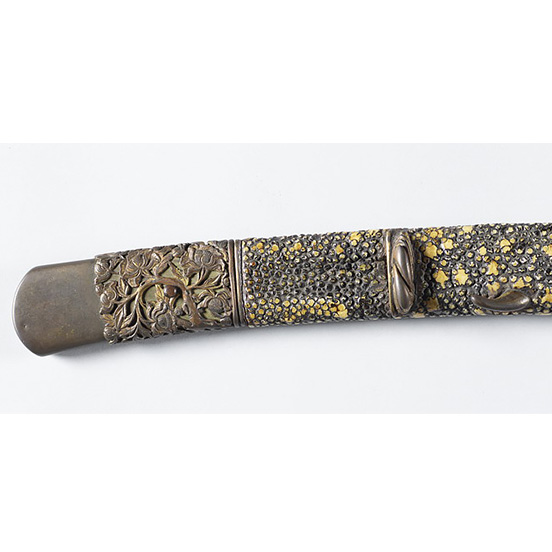 Short Sword Mounting with Plum Blossom Design