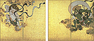 Wind God and Thunder God Screens