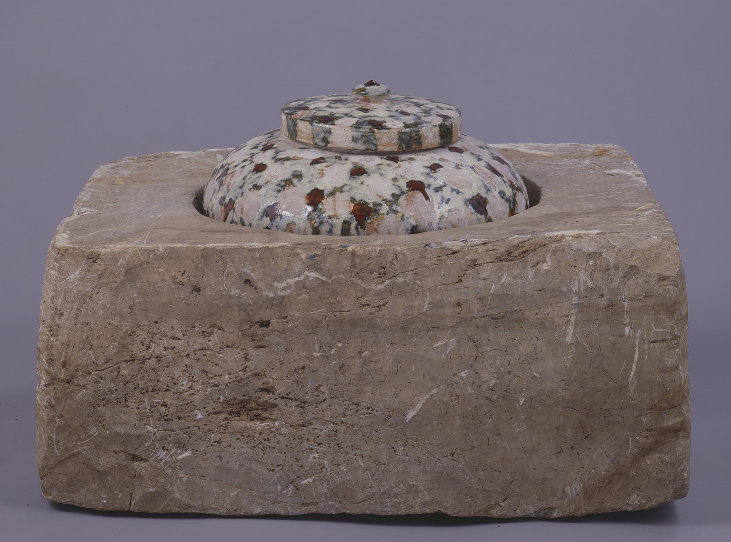 Steatite (Soapstone) Container