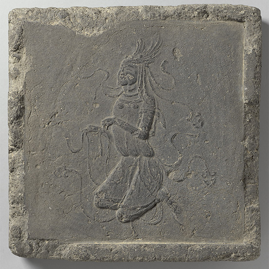 Tile with Angel Design