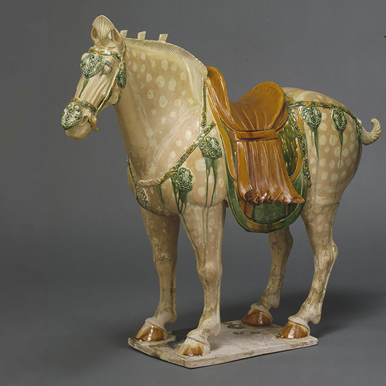 Tomb Figurines of a Pair of Horses