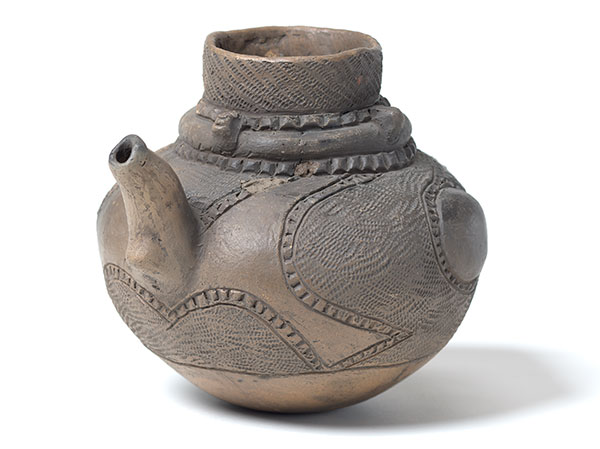 Spouted Vessel. Reportedly excavated in Aomori. Kyoto National Museum