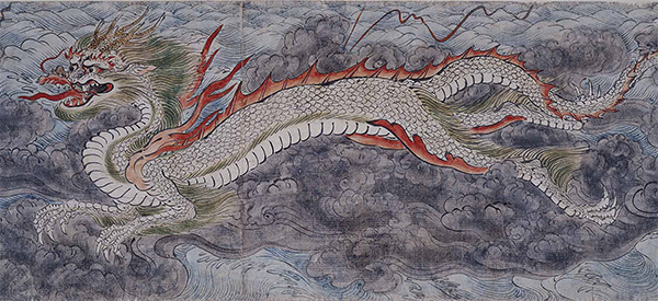 国宝 華厳宗祖師絵伝 義湘絵 四巻のうち巻三(部分) 京都・高山寺