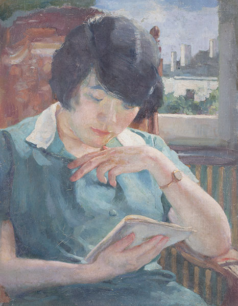 Portrait of Jiang Biwei. By Xu Beihong. Kyoto National Museum