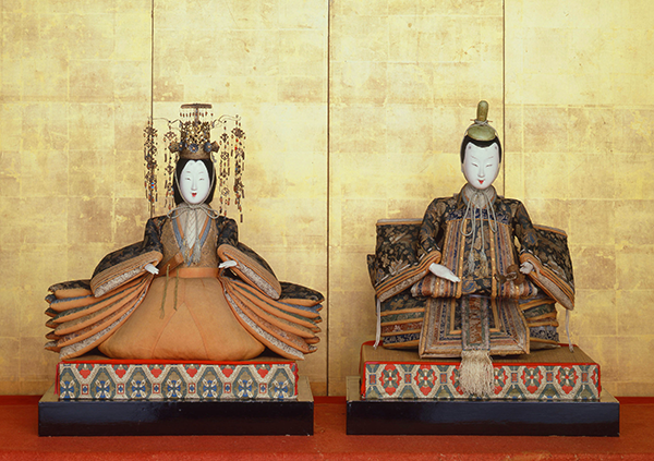 Hina Dolls, Kyōho bina Type, known as Ōuchi bina. Kyoto National Museum