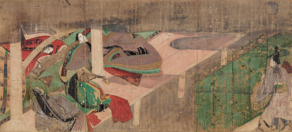 国宝　源氏物語絵巻　橋姫　愛知・徳川美術館　&copy;徳川美術館イメージアーカイブ/DNPartcom　＜橋姫は11/3～15展示＞　橋姫は京都会場のみ展示
