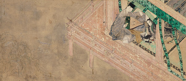 国宝　源氏物語絵巻　宿木三　愛知・徳川美術館　&copy;徳川美術館イメージアーカイブ/DNPartcom　＜宿木三は11/17～29展示＞　宿木三は京都会場のみ展示