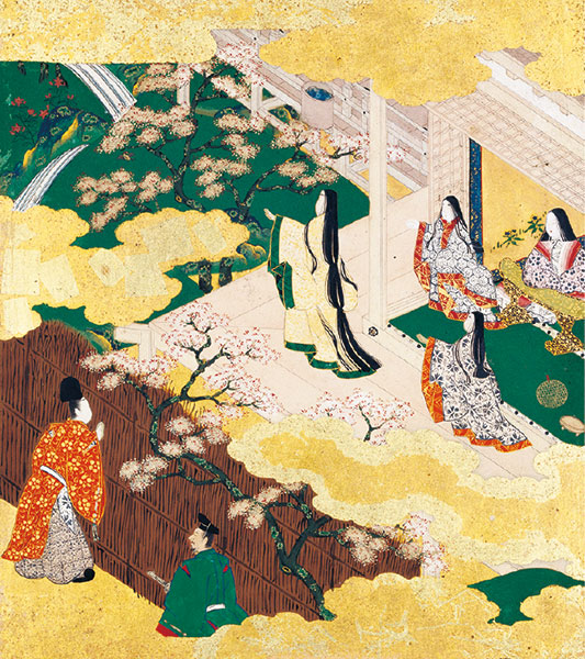 重文　源氏物語画帖　若紫　土佐光吉・長次郎筆　京都国立博物館　＜通期展示（帖替あり）、若紫は前期：10/6～11/1展示＞　若紫は京都会場のみ展示