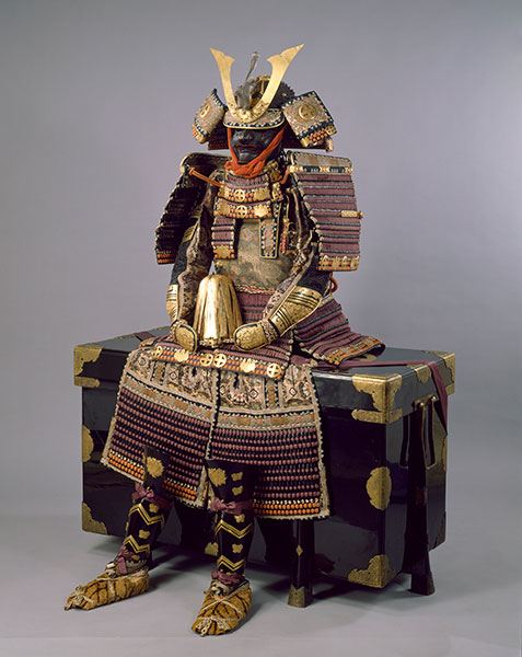 紫糸威鎧　島津斉彬所用　京都国立博物館