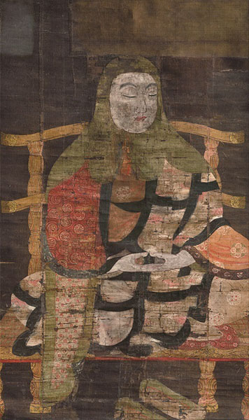 National Treasure
Saichō, from Prince Shōtoku and the High Priests of Tendai Buddhism
Ichijō-ji Temple, Hyōgo
Photo courtesy of Tokyo National Research Institute for Cultural Properties
[on view: April 12–May 1, 2022]