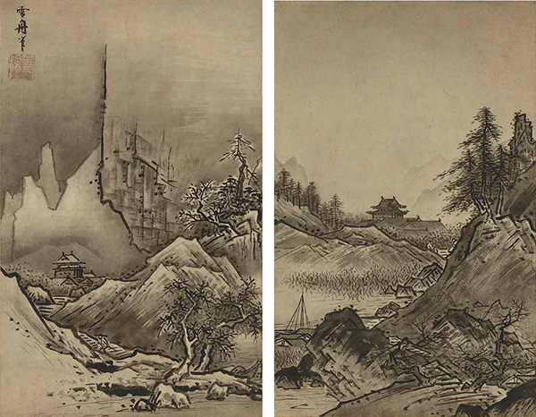National Treasure. Autumn and Winter
Landscapes. By Sesshū Tōyō. Tokyo National Museum