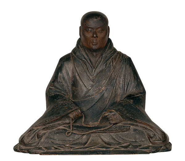 Seated Portrait of Master
Shinran. Senju-ji Temple, Mie. [on view: March 25–April 16, 2023]