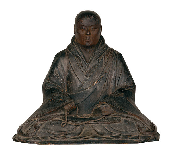 Seated Portrait of Master
Shinran. Senju-ji Temple, Mie. [on view: March 25–April 16, 2023]