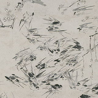 奇想の画家が描いた花鳥図　百鳥万歳図（蘇仁山筆、京都国立博物館蔵）