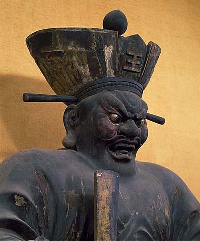 King Enma and His Attendants (King Enma) (Hoshaku-ji Temple)