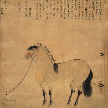 馬の肖像画（しょうぞうが）