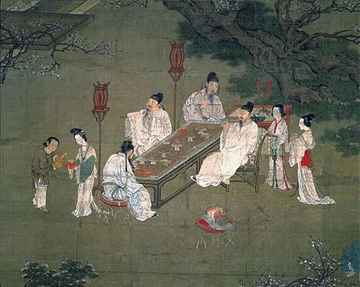 Peach and Plum Blossom Garden (Detail) (Chion-in Temple)