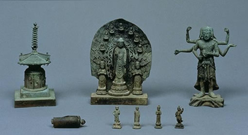 Offertory Relics found inside the West, Umamachi Thirteen-Story Pagoda