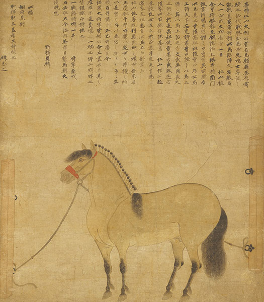 図2　重要文化財　駿馬図　景徐周麟賛　室町時代（15～16世紀）　京都国立博物館蔵