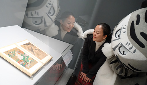 新春特集展示「子づくし─干支を愛でる─」を見に行くリン♪