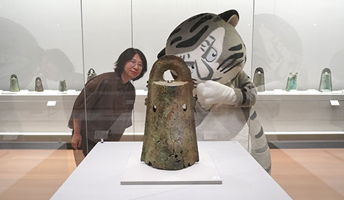 特集展示「辰馬考古資料館の名品―鉄斎との交友、考古学に寄せるまなざし―」を見に行くリン♪