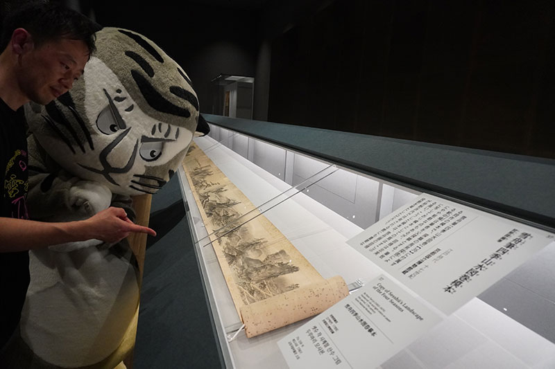 雪舟筆四季山水図巻模本　狩野探幽筆　江戸時代 17世紀　京都国立博物館所蔵＜1F-1　通期展示＞ 
