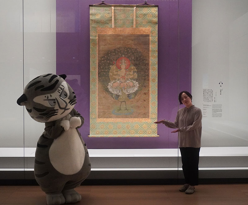 国宝　孔雀明王像　京都・仁和寺所蔵　＜2F-1　前期展示＞