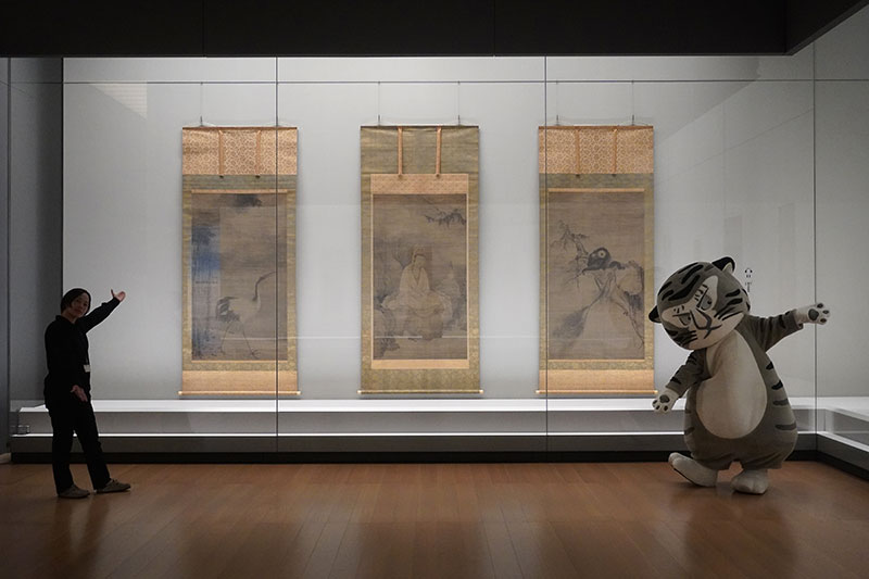 国宝 観音猿鶴図 牧谿筆 京都・大徳寺所蔵 <2F-4 後期展示>