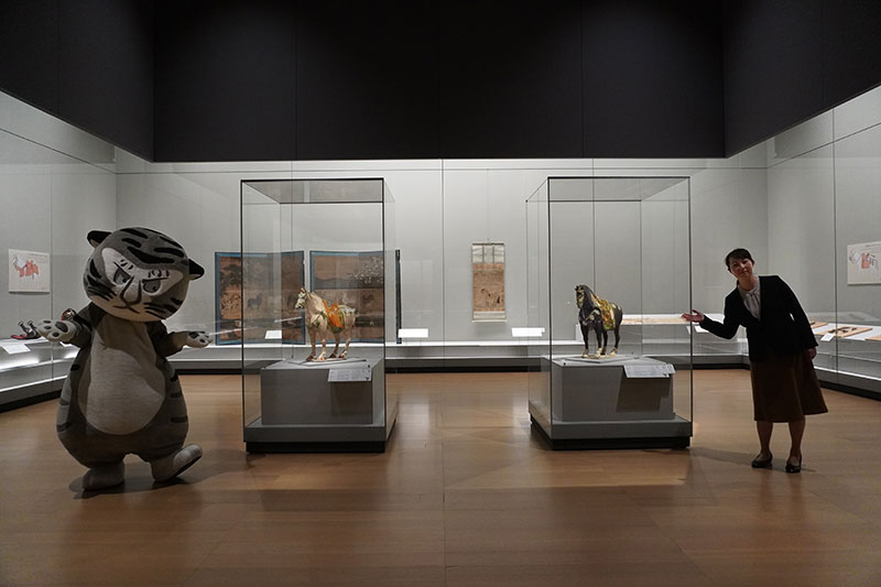 重要美術品　三彩馬俑　錢高衣子氏寄贈・京都国立博物館所蔵　＜2F-1＞