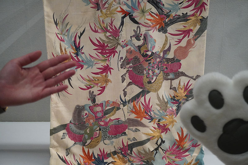 「賀茂競馬文様小袖」の拡大図