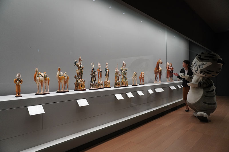 三彩明器（さんさいめいき）　伝洛陽北邙山出土　京都国立博物館所蔵　＜3F-1＞