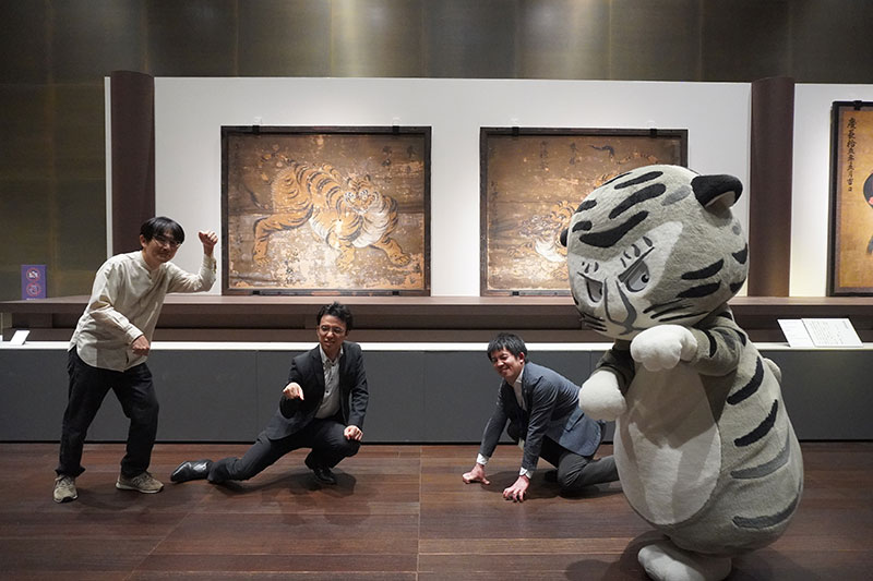 虎図絵馬　京都・北野天満宮所蔵　＜1F-1　通期展示＞