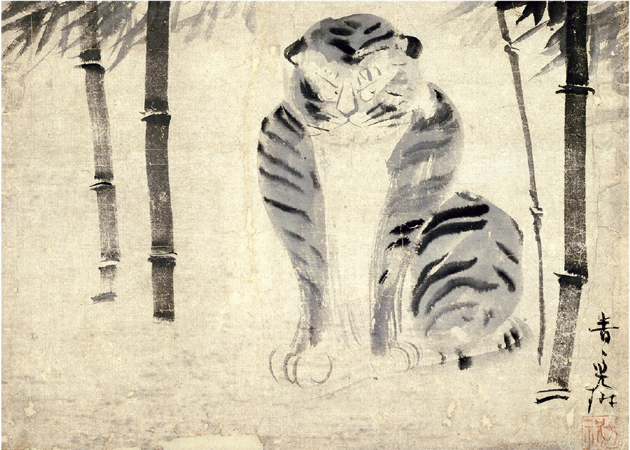 Inspiration: Ogata Kōrin's Tiger and Bamboo