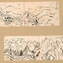No.111 Journey to the Three Peaks By Ike no Taiga Kyoto National Museum