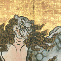 Chinese Lion, by Kano Sanraku (1559–1635). Honpō-ji Temple, Kyoto