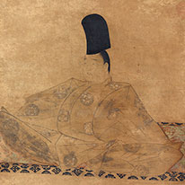 National Treasure Portrait of Retired Emperor Go-Toba Attributed to Fujiwara no Nobuzane Minase Shrine, Osaka