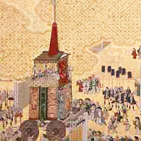 祇園祭礼図屏風（右隻）　当館